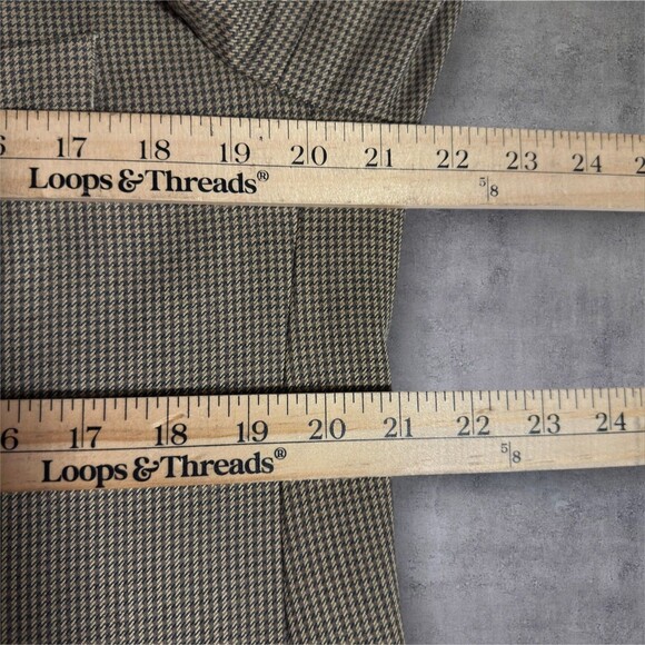 STAFFORD 42R Mens Blazer Sport Coat Tan Brown Classic Fit 2-Button Jacket - Picture 12 of 14